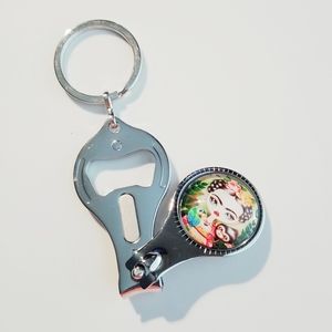 3/$30♥️ Mexican Frida Kahlo Nail Clip and Bottle Opeaner New